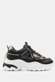 SNEAKERS GOLD -ΜΑΥΡΟ